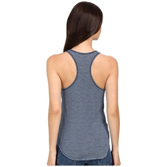 JOE'S Collector's Edition LYNX Striped TANK Top MEDIUM BLUE ( XS  ) - Picture 3 of 3
